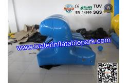 China Blue Inflatable Floating Connection / Lake Floating Inflatable Water Park Game supplier
