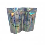  CYMK Zipper Holographic Stand Up Pouches For Protein Balls for sale