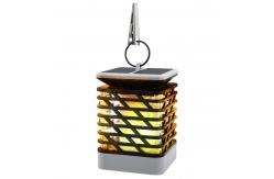 China 40LM Solar Powered Outdoor Hanging Lanterns 3500K Dancing Flame Solar Lights supplier