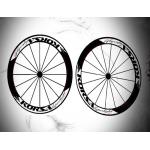 Water Transfer Printing Bicycle Wheel Decals Customized Size / Shape