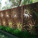 Powder Coated Aluminum Privacy Fence Panel Weatherproof Durable for sale