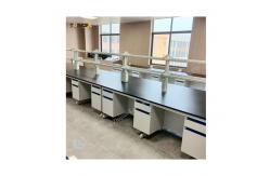 China Heavy Duty Lab Bench With Lockers Shelves Wheels Handles - 200-250 Kg Capacity supplier