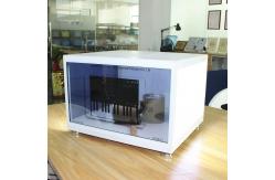 China Supermarket Transparent Glass Display , OEM Small Transparent Display supplier