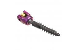 China Titanium 5.5mm Double Threaded Pedicle Screws Insert Spine Fixation Device supplier