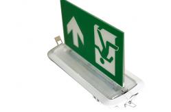 China Industrial LED Plastic Green Running Man Sign Ceiling Recessed Emergency Light supplier