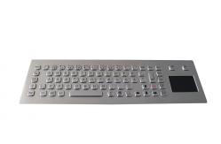 China Panel Mount IP67 Dynamic Washable Vandal Proof Stainless Steel Industrial Keyboard supplier