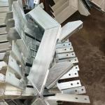 Galvanized Stair Tread Steel Structure Manufacturers Welded Stair Railing for sale