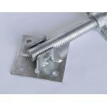 Painted 32mm Scaffolding Leveling Jack With Swivel Base Plate for sale