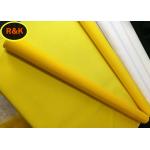 Monofilament Polyester Screen Mesh Anti Static Yellow/White Polyester Tensile Strength