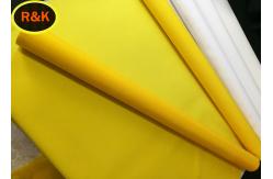 China Monofilament Polyester Screen Mesh Anti Static Yellow/White Polyester Tensile Strength supplier