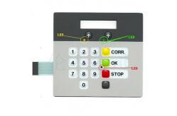 China PET White Membrane Keypad With LED IP65 Protection Level supplier