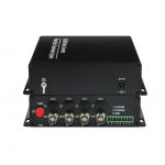 4K SDI broadcast fiber video converter , 4Ch 4K SDI video transmitter support 3840 X 2160P for sale