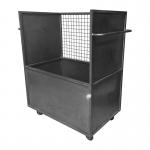 Warehouse Collapsible 500KGS Q235 Steel Metal Pallet Cages for sale
