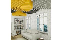 China Noise Reduction Polyester Fiber Acoustic Panel Sound Absorbing Ceiling Panel supplier