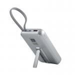 White Portable Power Bank with Accessory Cable Manual Box and 38.3 Passed for sale