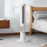 Tower Floor Bladeless Fan Portable 10000mAh Living Room Fan Remote Control for sale