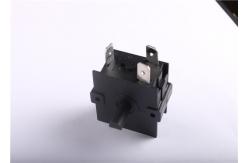 China Black Rotary Selector Switch , Three Position Rotary Switch Free Sample supplier