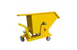 China Quick Release Steel Self Dumping Hopper Tipper Bin Zero Residual Waste Design supplier
