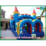 Obstacle Course Bounce House Family Inflatable Bounce CE Certificated Blower Cartoon Model for sale