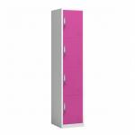 Vertical 4 Doors 4 Sections Metal Storage Locker Cabinet For School for sale