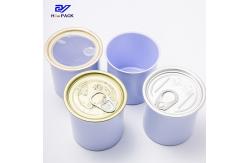 China 230ml Personalised Cigarette Tin D65X73mm Silver Cigarette Tin supplier