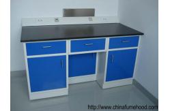China 3000mm Steel Lab Furniture Desk Smooth C / H Frames With Strong Loading Capacity supplier