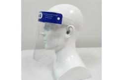 China Skin Friendly Anti Virus Wrap Around Transparent Face Shield supplier