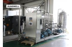 China Automatic Carbonated Filling Machine With Automatic Mass Flow Mixer Reducing  Precision Error supplier
