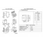 BEE1301 EE13 Horizontal 5+2PIN Distribution Led Power Supply Transformer for sale