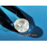 Fan Shaped Polished / Unpolished Sapphire Lens Glasses Al2O3 Single Crystal