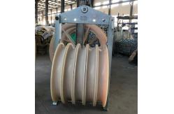 China 660mm Diameter 3 Sheave Conductor Pulley Stringing Blocks In Nylon Sheave supplier