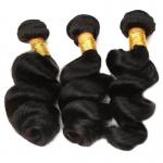 100% Human Virgin Peruvian Human Hair Weave Double Weft No Shedding