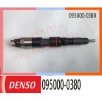 common rail injector 095000-0380 for KOMATSU truck diesel pump injector DENSO 095000-0380 for  high pressure engine for sale