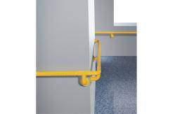 China Anti - Collision Nylon Toilet Cubicle Fittings Hardware With Fire Retardant Surface supplier