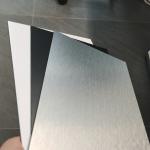 Partition PE Aluminum Composite Panel Flash Silver ACP Sheets For Interior Decoration for sale