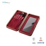 Synthetic Hair OEM ODM 10 Pcs Makeup Brush Set With Cometic Pouch