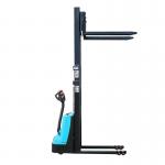 Pedestrian Electric Pallet Stacker Truck 1500kg standing Platform