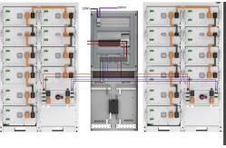China High Pressure Rechargeable Li Ion Battery System With Monitor 30kWh / 100kWh supplier