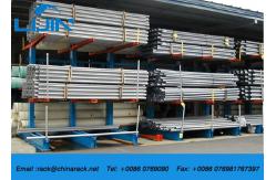 China Single Sided Cantilever Storage Racks 200 - 2000kg Loading Capacity Per Level supplier