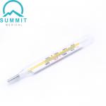 Hospital Oral Armpit Glass Thermometers Clinical Mercury Thermometers Medium Size for sale