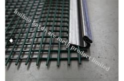 China Hook Polyurethane Coated Wire Screen, Polyurethane Rod Mesh For Mining Industry supplier