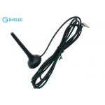 Mini Micro Whip Magnetic 2g / 3g Gsm Gps Lmr100 Antenna With Crc-9 Male Right Angle Connector for sale
