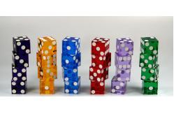 China Clear Transparent Square Corner Dice Crystal Regular Pixel Points Plastic supplier
