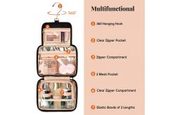 China Large Capacity Cosmetic Bag Organizer Waterproof Hanging Toiletry Bag With Hook supplier