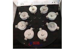 China 8 Samples Ceramic Tile Abrasion Tester Laboratory Testing Equipment supplier