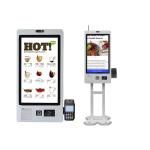 SDK Self Service Checkout System 21.5 24 27 32Touch Screen Kiosk Hotel for sale