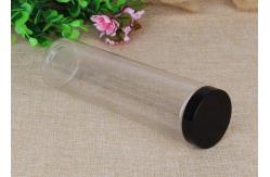 China 450ml Mini Long Clear Pet Jars Transparent Plastic Tube Packaging supplier