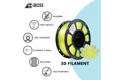 China 3d Printing Filament Glitter Yellow  PLA+ Filament Toughness Enhanced 1.75mm 3D Printer supplier