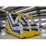 High Slide Mini Inflatable Pool Slide , Waterproof Funny Commercial Slip And Slide