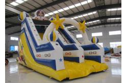 China High Slide Mini Inflatable Pool Slide , Waterproof Funny Commercial Slip And Slide supplier